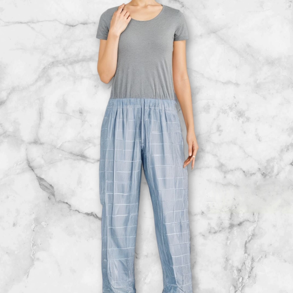 Blue Plaid PJ Bottom (Plus Size)
